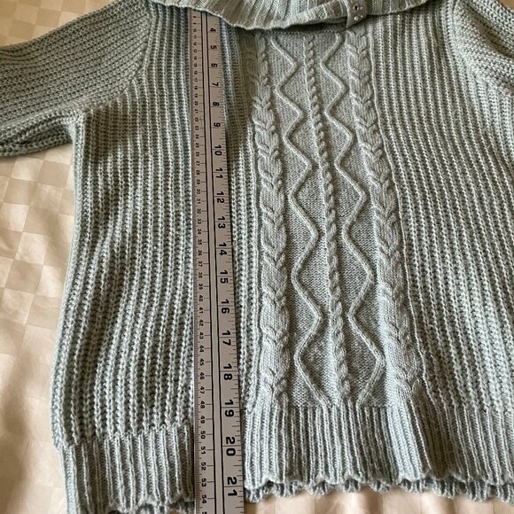 Axes Femme Women's Blue Sweater Pullover Top Size M - Picture 8 of 13